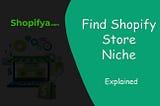 How to Find Shopify Stores in Your Niche?