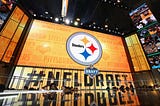 NFL Draft with Steelers Logo