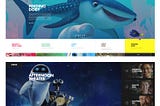 Pixar Homepage Redesign