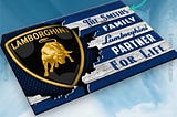 Make a Statement with a Personalized Lamborghini “Partner for Life” Doormat