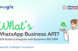 What is WhatsApp Business API — 2024 Guide to Integrate with Microsoft Dynamics 365 CRM!