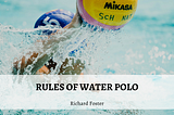 Rules of Water Polo