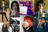 A collage of eight individual photos beautifully illustrate a range of gender expressions.