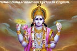 Vishnu Sahasranamam Lyrics in English || J Subhash