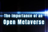 The Importance of an Open Metaverse