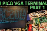 RC2014 Raspberry Pi Pico VGA Terminal Self-Build