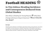 [eBook] Youth INFORMation Mini Newspaper Football HEADING: In This Edition: Heading Incidence and…