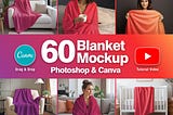 Blanket Mockup — Blanket Mock Up Bundle Free