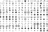 Mosaic of Wingdings characters