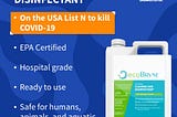 Why Organic Disinfectants Are the Best Choice for Businesses and Homes