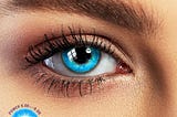Boundless Color Series Blue Colored Contacts