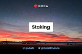 Qoda’da Nasıl Yapılır: Staking