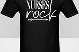 nurses rock t-shirt