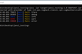 Java; terminal with ANSI colors in Windows, Linux & IntelliJ