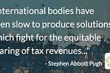 Connecting with activists working on tax justice campaigns across Africa