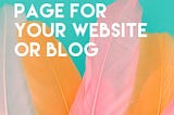 How To Write A Killer About Page For Your Website Or Blog