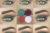 eye makeup for green eyes