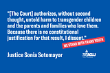 Thinking Citizen Blog— Transgender Rights Decisions — West Virginia v BPJ -Consolidated With Little…