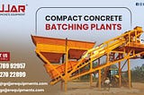 Compact Concrete Batching Plant Exporter to Guyana