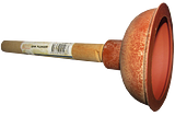 A much used stick plunger