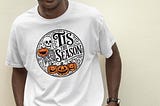 Tis the season skeleton Halloween shirt
