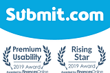 Submit.com wins 2019 Premium Usability and Rising Star awards from FinancesOnline
