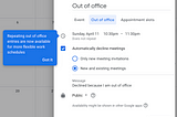 Share availability in Google Calendar