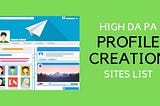 Top Do-Follow Profile Link Building Websites