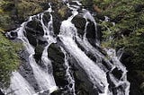 Swallow Falls in Wales