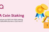 Stake OJA Coin and earn up to 100% APR in OJX. Limited time.