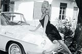 Celebrity Cars: Brigitte Bardot (Renault Floride)