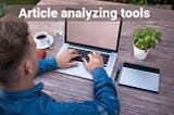 Tools to improve the article quality