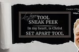 set apart Christ as lord tool