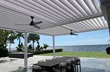 Bob McAllister Palm Beach Pergola: The Louvered Roof System