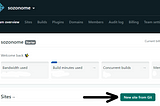 Click New site from Git