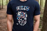 Buffalo Bills Distortedd Black LEADERS T Shirt