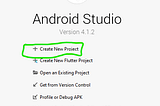 How to create a project in Android Studio