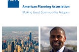 American Planning Association “People Behind the Plans” Podcast 11/14/2019