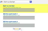 Dịch vụ quảng cáo Google trọn gói giá rẻ