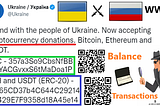 Freedom and Transparency of Open Cryptocurrency Case Study Donation to Ukraine