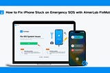 How To Fix iPhone Stuck On Emergency SOS With AimerLab FixMate?