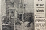 Notícia de jornal, século passado. Venderam o palacete. Venderam o bar. Venderam a memória. Curitiba sempre parece à venda — e quem compra não quer ficar.