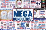 Kamala Harris Mega Bundle,President 2024 Free