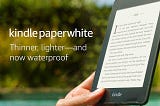 Kindle Paperwhite (10th gen) — with Built-in Many Features