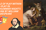 Play-within-the Play in Midsummer Night’s Dream by William Shakespeare, Theater,Comic relief,Drama,Critical analysis.,Social class & hierarchy,Romantic comedy,Elizabethan period,Midsummer Night’s Dream,Play-within-the-Play,William Shakespeare,