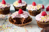 Flourless Chocolate Cupcakes