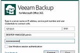 การตั้งค่า Veeam Backup for Microsoft Office 365