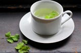 Té de cilantro para bajar de peso