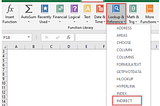 INDIRECT Function in Excel