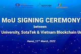 The Journey To Make Vietnam A Blockchain Hub Is Starting Here!